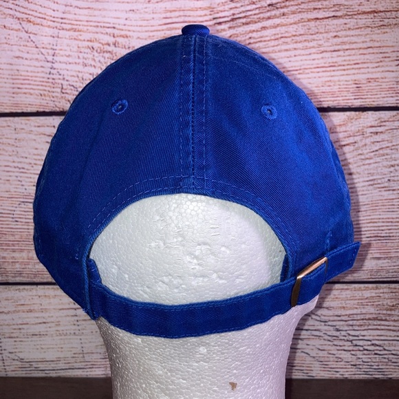 EUC MLB Chicago Cubs Strapback Cap Nee Era Cubby Logo Blue - Picture 3 of 9